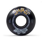 Enuff Skateboards Super Softie Wheels Wheels, Adults, Unisex, Black (Black), 53 mm