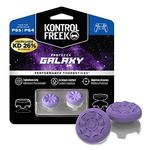 KontrolFreek FPS Freek Galaxy Purple for PlayStation 4 (PS4) and PlayStation 5 (PS5) | Performance Thumbsticks | 1 High-Rise, 1 Mid-Rise | Purple