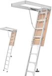 VEVOR Aluminum Attic Ladder, Fits 9