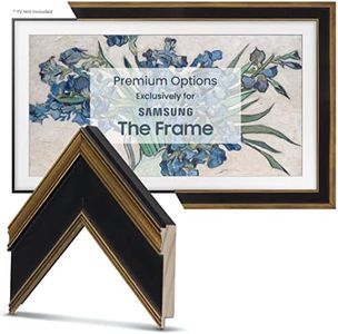 Frame My TV Deco TV Frames - Antique Gold & Black Smart Frame Compatible ONLY with Samsung The Frame TV (55", Fits 2021-2024 Frame TV)