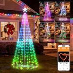 SmartDawn Outdoor Christmas Cone Tr