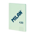 MILAN® A4 Glued Notebook, 5 x 5 mm, 48 Sheets A4, 95 g/m² Paper, 1918 Series, Green