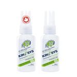 KINeSYS Fragrance Free Clear Spray Sunscreen for sensitive skin, SPF 30, Hypoallergenic, Broad Spectrum UVA/UVB protection for Face & Body, PABA and Oxybenzone FREE, 170+ Sprays, 30 mL (Pack of 2)