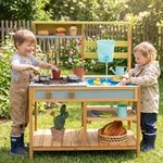 Costzon Wooden Kids Play Kitchen, O