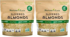 Nature's Eats Blanched Slivered Almonds, Natural, 10 Ounce (Pack of 2)