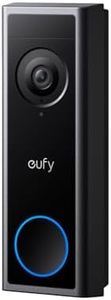 eufy Security Sonnette vidéo C30, Alimentation par Batterie, 2K FHD, appels vidéo en Direct, détection des Humains et mouvements, Compatible avec la HomeBase S380, aucuns Frais mensuels