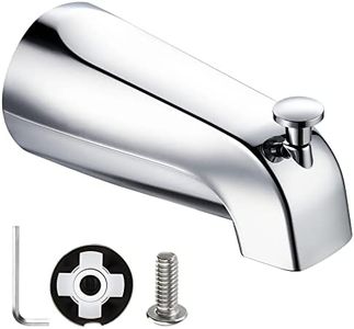 Enhon Slip On Diverter Tub Spout Compatible with Kohler GP85556, Bathroom Shower Bathtub Faucet Spout Replacement Fits 1/2'' Copper Water Tube, 5/32'' Hex Wrench Included (Chrome Color,1 Pack)