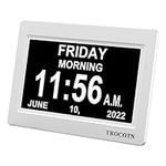 TROCOTN 7 Inches Digital Clock Cale