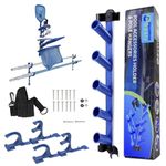 AquaMate Oasis Swimming Pool Accessories Holder, Fence Hooks for Pool Equipment Organizer, Pool tool storage rack for Pool Skimmer Pole Hanger Pool Maintenance Vacuum hose Storage Pool Hooks for Poles