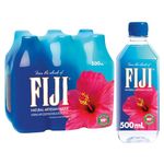 Fiji Natural Artesian Water 500ml | Naturally Filtered through Volcanic Rock, Smooth & Refreshing Taste, Pack of 6 (Product of Fiji)