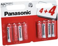 Panasonic Zinc Carbon AA Batteries - 8 Pack