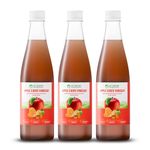 Dr. Vaidya's Apple Cider Vinegar | Burns Excess Fat | Promotes Weightloss | Garcinia, Raw Turmeric, and Honey | No Added Sugar | (450Ml Each) Pack Of 3