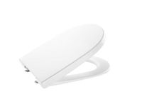 Roca A801D22001 The Gap Round Compact Toilet Seat with Soft Drop, White