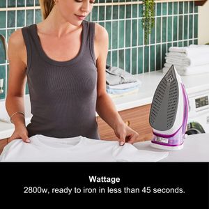 Morphy Richards TurboGlide Steam Iron – Purple
