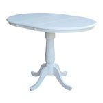International Concepts K08-36RXT-6B Dining Table, White