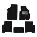 Elegant Non Woven Custom Fit Car Mat Compatible with Santro Xing -Cord Black