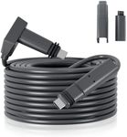 BarBaren Starlink Gen 2 Cable 300 FT, Starlink Replacement Extension Cable for for Starlink Actuated Dish Satellite V2 Starlink Accessories with End Caps Waterproof, Gray (300 FT/91 M)
