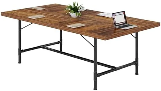 LITTLE TREE 6FT Conference Table, Rectangle 70.8" W x 35.4" D Meeting Table, Seminar Table for Office Conference Room