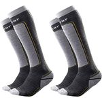 Unigear Ski Socks for Men Women, Merino Wool Warm and Soft Winter Socks for Skiing, Snowboarding Climbing and Cold Weather