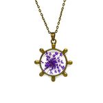 myBageecha- Natural Dried Flower Sailor's Charm Necklace