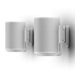 Flexson Wall Mount for Sonos ERA 100 , Twin pack in White, Swivels and Tilts
