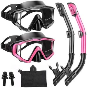 Aqua A Dive Sports Snorkeling Gear Snorkel mask Scuba Set Scuba Diving mask Snorkeling Gear Swimming Goggles Snorkeling Set Swim Dive mask