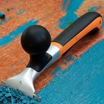 2-1/2" Heavy-Duty Premium Ergonomic Carbide Scraper Tool, Removal on Dry Glaze, Stains, Putty, Scratches, Rust, Paint, Glue, Varnish, Resin, Suitable for Various Surfaces, Wood, Metal, Glass & Floors