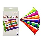 Helpcook Popsicle Molds,6 Pieces Si