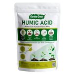 Garden Genie Humic Acid for Plants (Potassium Humate Flakes 98%) | Plant Growth Enhancer, Soil Conditioner, Improves Plant Root System (450 g)