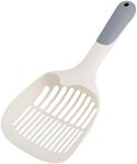 HONZUEN Plastic Cat Litter Scoop, Cat Poop Scoop with Non-slip Handle Easy to Clean Litter Tray Scoop Litter Scooper for Cats, Durable Kitty Litter Scoop Cat Litter Shovel for Cat Sand Toilet Cleaning