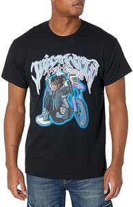 Juice WRLD Unisex-Adult Standard Not Enough Moto Tee, Black, Large