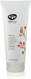 Green People Quinoa & Calendula Hand & Body Lotion 200ml | Natural, Organic Body Moisturiser | Nourishing Aloe Vera Body Lotion with for Dry Hands & Legs | Citrus & Ginger Scent | Vegan, Cruelty Free