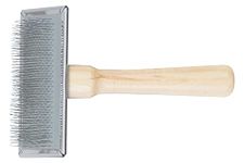 Ancol Heritage Wood Handle Soft Slicker Brush Large