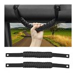 2Pack Roll Bar Grab Handle Grip Replacement for Ford Bronco 2021 2022 (Black)