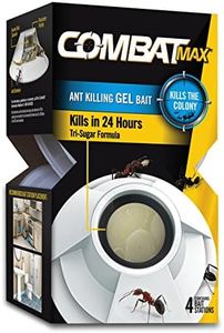 Combat Max Ant Killing Gel Bait Station, Indoor and Outdoor Use, 4 Count