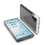 Jeylly for Galaxy Note 10+ Case, Shock-Absorption 3 Color Bumper Cover Anti-Slip Rugged Soft TPU Hard PC Armor Protective Case Shell for Samsung Galaxy Note 10+ / Note 10 Plus (6.8 inch) - Light Gray