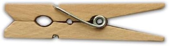 LWR CRAFTS Wooden Small Clothespins