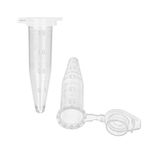 StonyLab Micro Centrifuge Tubes, 1.5ml Polypropylene Graduated Clear Plastic Centrifuge Vials with Flat-Top Snap Cap, Pack of 500 (1.5ml, 500-Pack)