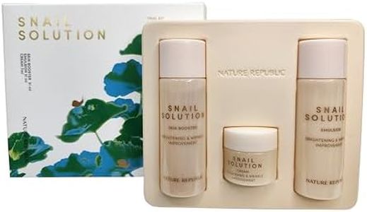 Nature Republic Snail Solution Trial Kit 3pcs (Booster+Emulsion+Cream)