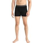 Icebreaker Merino Men's Anatomica Boxers with Fly, Black, Large