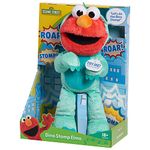 Sesame Street Dino Stomp Elmo 13-Inch Plush Stuffed Animal Sings and Dances, Officially Licensed Kids Toys for Ages 18 Month, Gifts and Presents