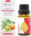 Essences Bulgaria Organic Grapefruit Essential Oil 0.51 Fl Oz 15ml Citrus paradisi 100% Pure Natural Undiluted Therapeutic Grade for Home Aromatherapy Home Diffuser Humidifier Hot Tub and Massage Oil