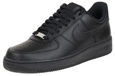 Nike Unisex Air Force 1 '07' Trainers, Black, 9 UK