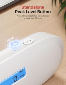 X-Sense Carbon Monoxide Detector 2-Pack – Battery Powered CO Alarm with Digital Display