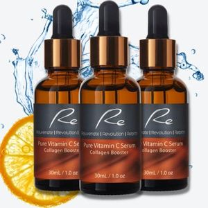 Re Regarding Skin Vitamin C Serum Collagen Booster with Hyaluronic Acid - 3pack - 3x30mL