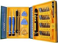 ACENIX 38 in 1 Screwdriver Set[ S2 Alloy Steel ]Precision Magnetic Torx Phillips Pentalobe Smartphone Laptop Screwdriver Set Watch Tool Kit Torx Micro Screwdriver Set Small Screwdriver Sets