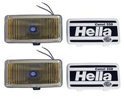 Hella 550 Performance Off-Road Amber Fog Light Kit for Pickup Trucks, SUV, 4x4, Jeep, Tractors / 005700681