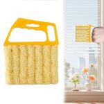 Blind Cleaner,1 Pcs Venetian Blind Cleaner Tool,Blind Duster for Wooden Blinds,Reusable Blind Cleaners for Wooden Blinds,Venetian Blinds Cleaner for Window Bedroom Bathroom Office