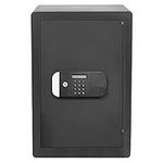 Yale Extra Large Maximum Security Safe, Sold Secure Silver, Digital Keypad, LED Light Indicators, Steel Locking Bolts, Emergency Override Key - YSEM/520/EG1