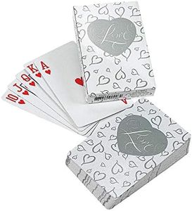 Fun Express - Love Playing Cards for Wedding - Toys - Games - Card Games - Wedding - 12 Decks